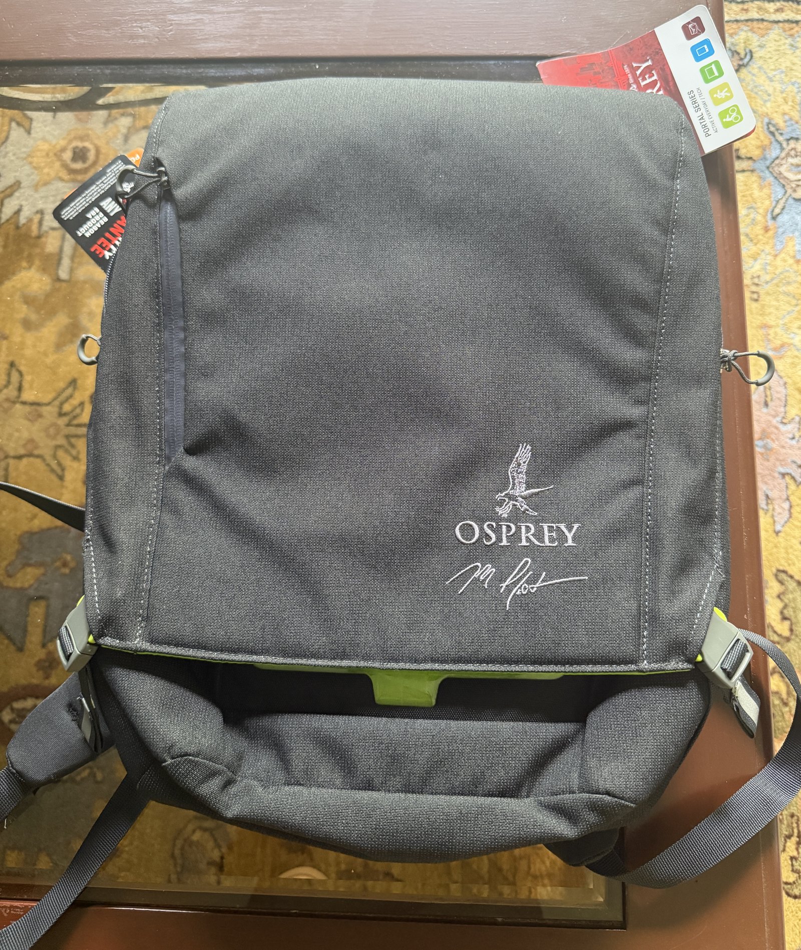 Sacoche Osprey Pixel Port grise, neuve avec étiquettes